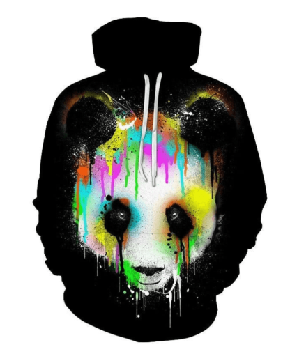 Panda Printed Hoodie-My 3D Hoodie