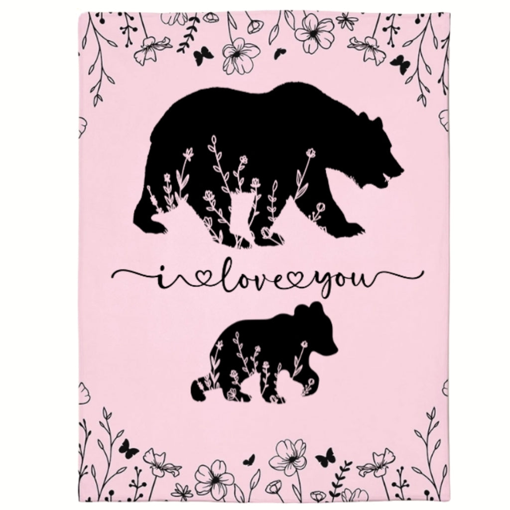 Personalized Mama Bear Blanket A Cozy Mothers Day Gift For Mom