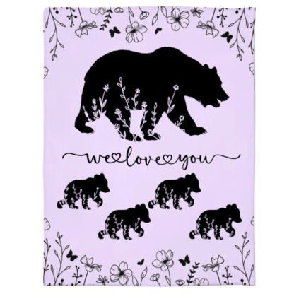 Personalized Mama Bear Blanket A Cozy Mothers Day Gift For Mom