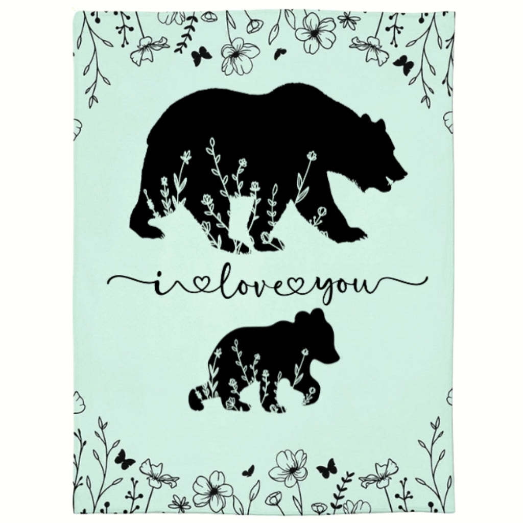 Personalized Mama Bear Blanket A Cozy Mothers Day Gift For Mom