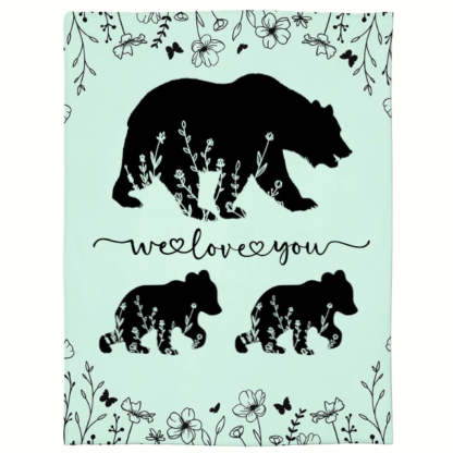 Personalized Mama Bear Blanket A Cozy Mothers Day Gift For Mom