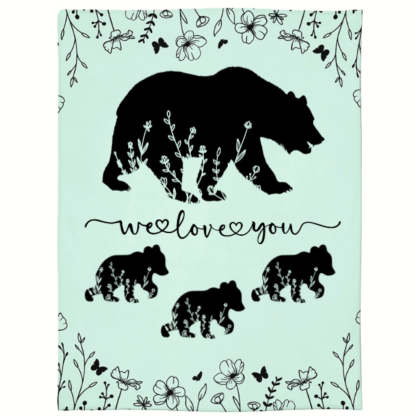 Personalized Mama Bear Blanket A Cozy Mothers Day Gift For Mom