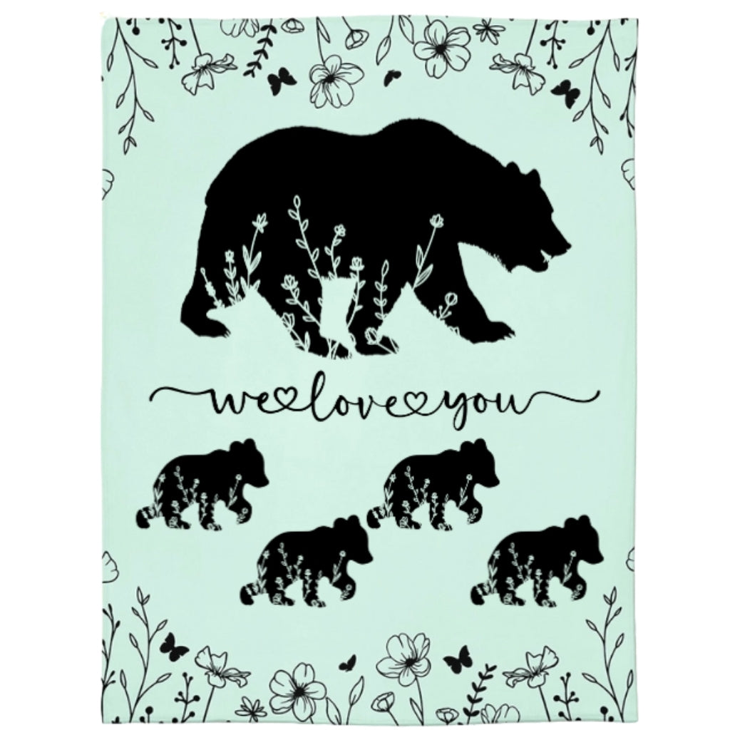 Personalized Mama Bear Blanket A Cozy Mothers Day Gift For Mom