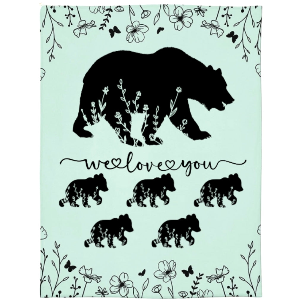 Personalized Mama Bear Blanket A Cozy Mothers Day Gift For Mom