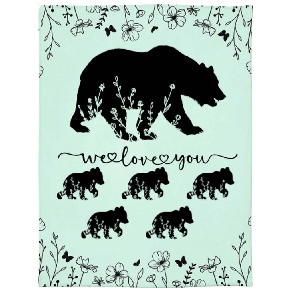 Personalized Mama Bear Blanket A Cozy Mothers Day Gift For Mom