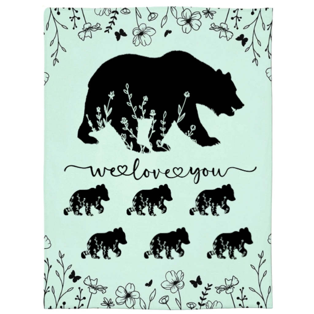 Personalized Mama Bear Blanket A Cozy Mothers Day Gift For Mom