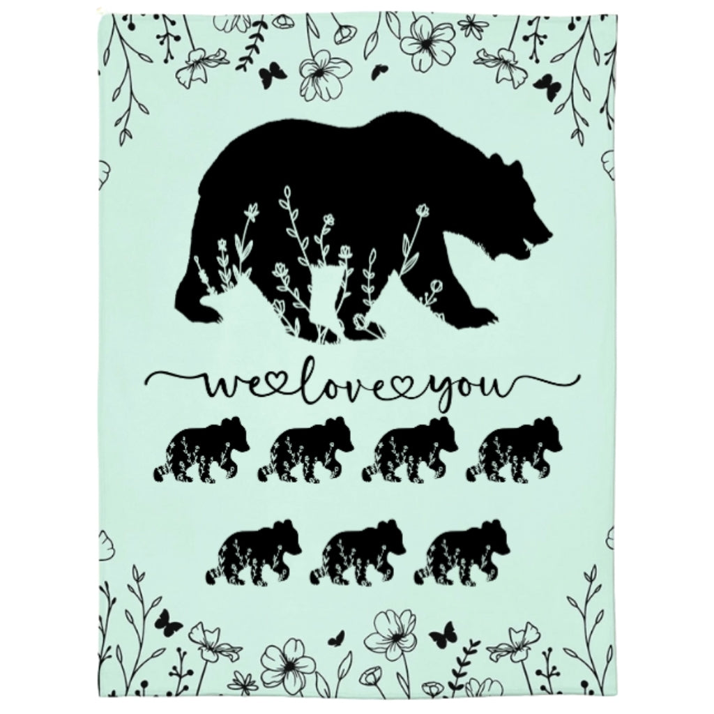 Personalized Mama Bear Blanket A Cozy Mothers Day Gift For Mom