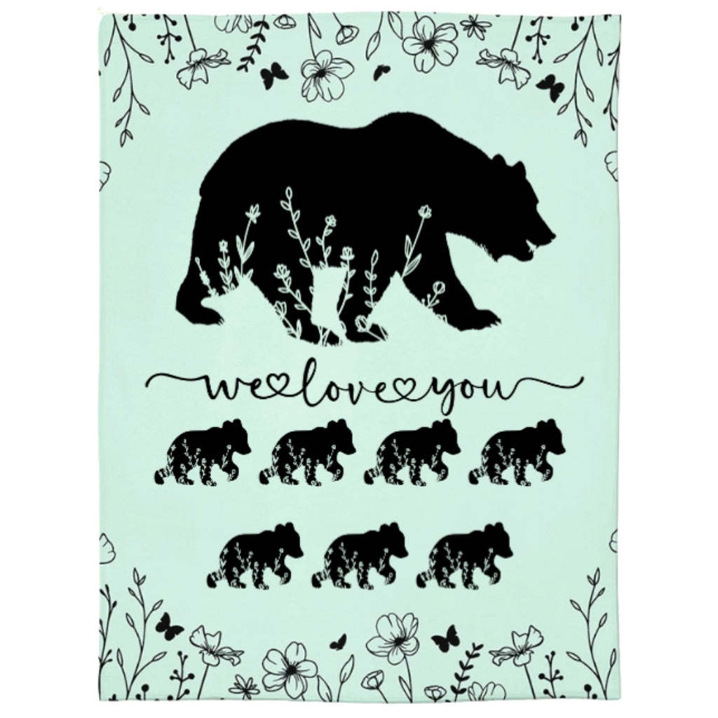 Personalized Mama Bear Blanket A Cozy Mothers Day Gift For Mom