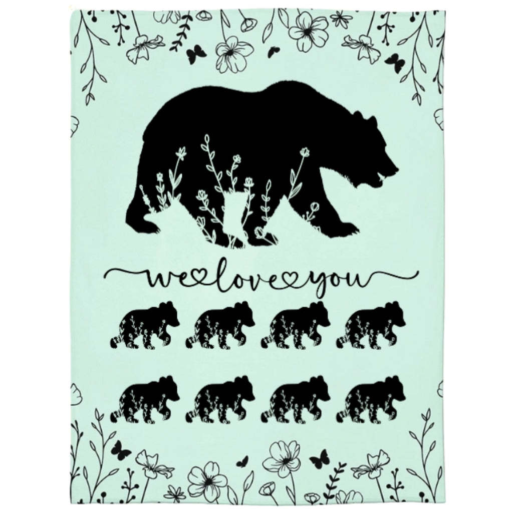 Personalized Mama Bear Blanket A Cozy Mothers Day Gift For Mom