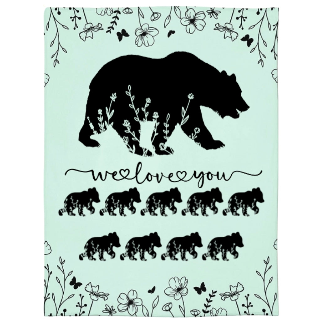 Personalized Mama Bear Blanket A Cozy Mothers Day Gift For Mom