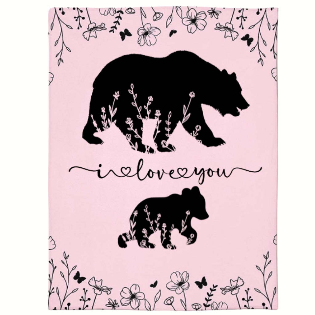 Personalized Mama Bear Blanket A Cozy Mothers Day Gift For Mom