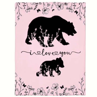 Personalized Mama Bear Blanket A Cozy Mothers Day Gift For Mom