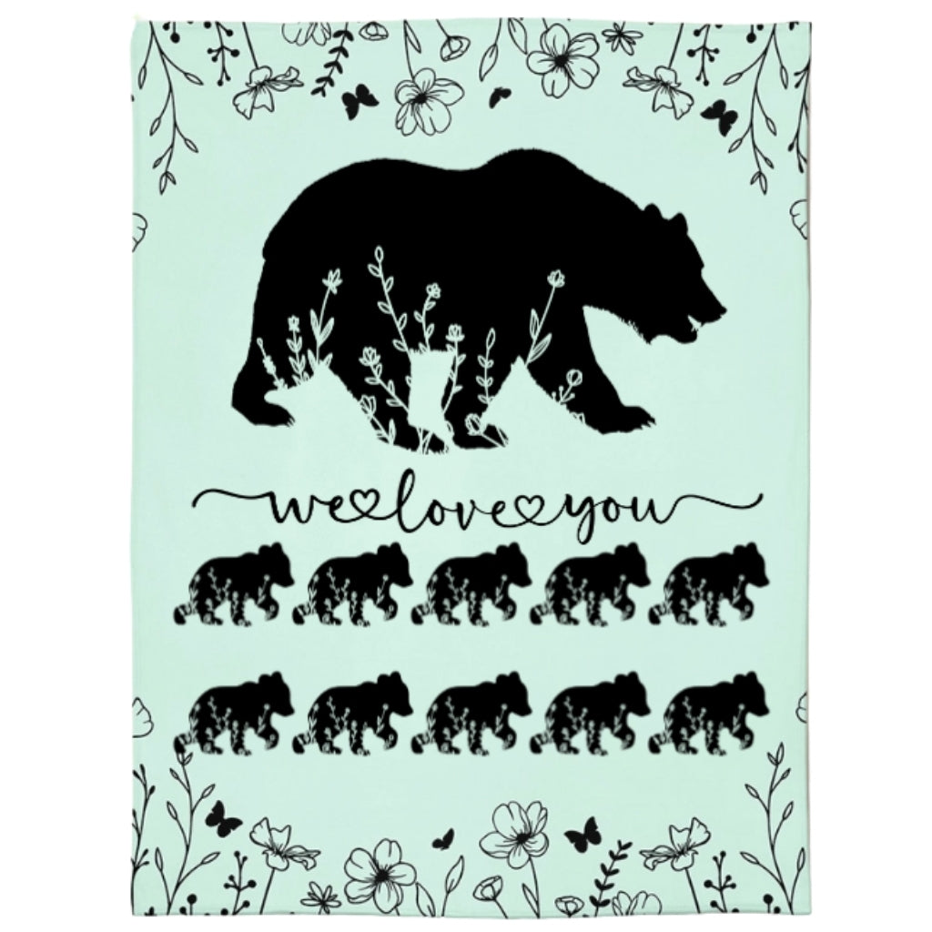 Personalized Mama Bear Blanket A Cozy Mothers Day Gift For Mom