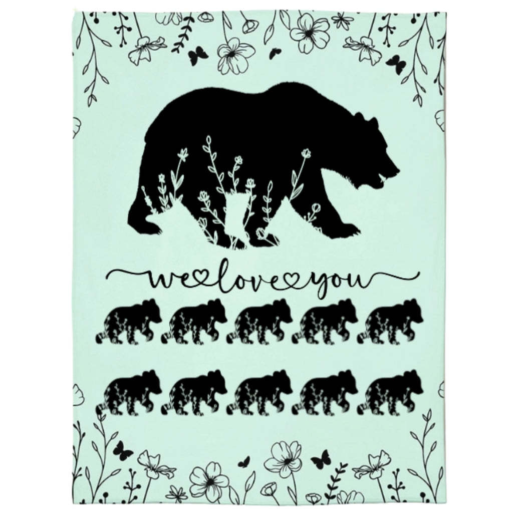 Personalized Mama Bear Blanket A Cozy Mothers Day Gift For Mom