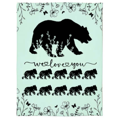 Personalized Mama Bear Blanket A Cozy Mothers Day Gift For Mom