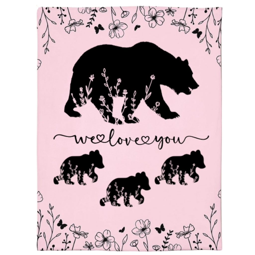 Personalized Mama Bear Blanket A Cozy Mothers Day Gift For Mom
