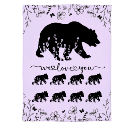 Personalized Mama Bear Blanket A Cozy Mothers Day Gift For Mom