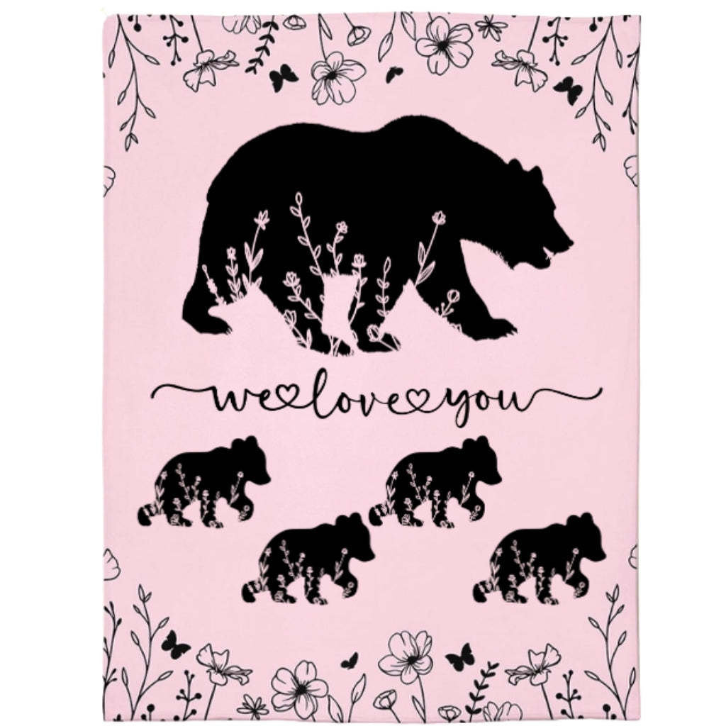 Personalized Mama Bear Blanket A Cozy Mothers Day Gift For Mom