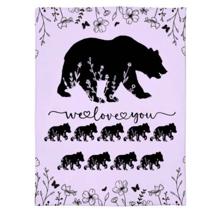 Personalized Mama Bear Blanket A Cozy Mothers Day Gift For Mom