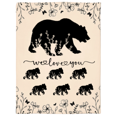 Personalized Mama Bear Blanket A Cozy Mothers Day Gift For Mom