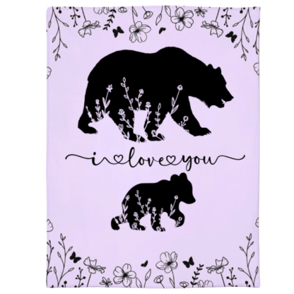 Personalized Mama Bear Blanket A Cozy Mothers Day Gift For Mom
