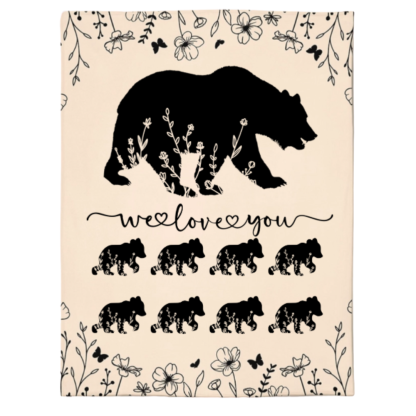 Personalized Mama Bear Blanket A Cozy Mothers Day Gift For Mom