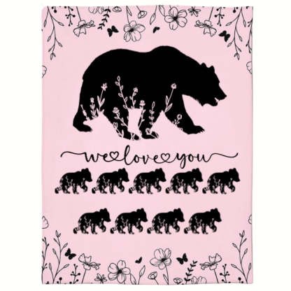 Personalized Mama Bear Blanket A Cozy Mothers Day Gift For Mom