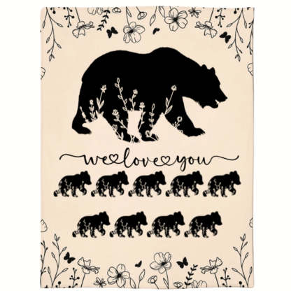 Personalized Mama Bear Blanket A Cozy Mothers Day Gift For Mom