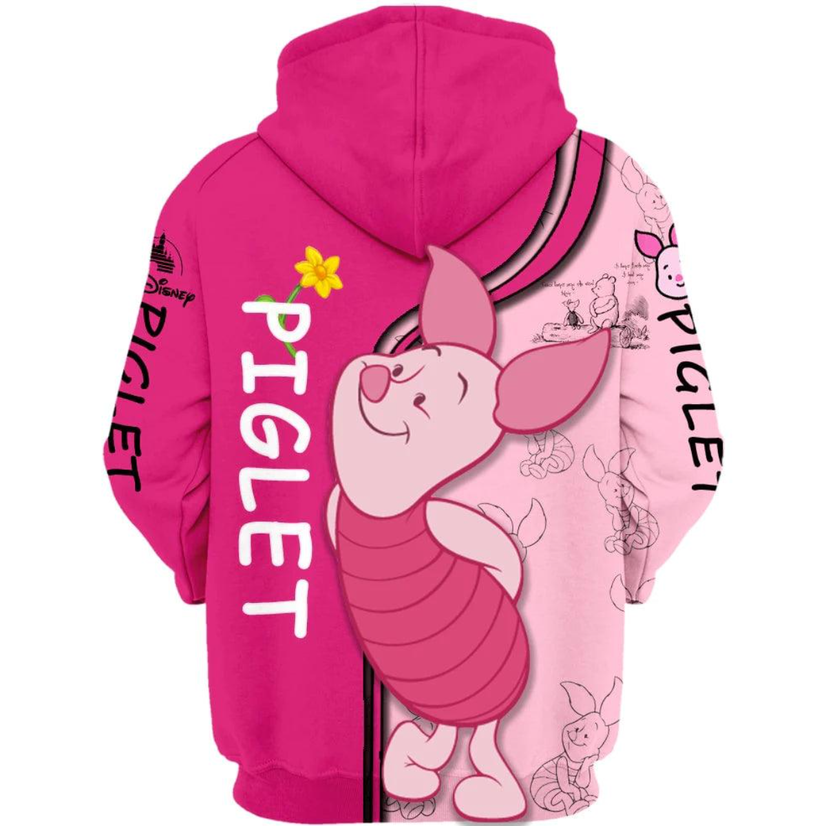 Piglet Zip Up Hoodie