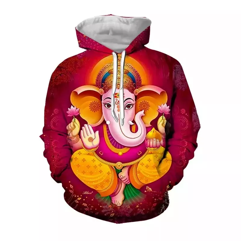 Pullover Graphic Print Hooded