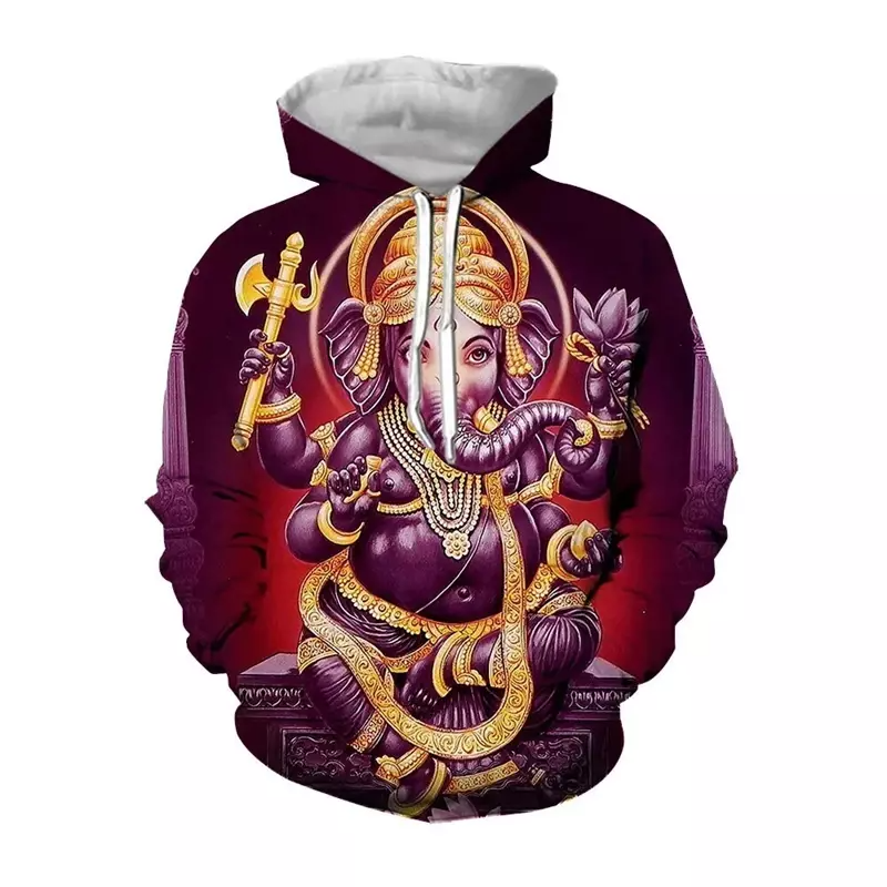 Pullover Graphic Print Hooded