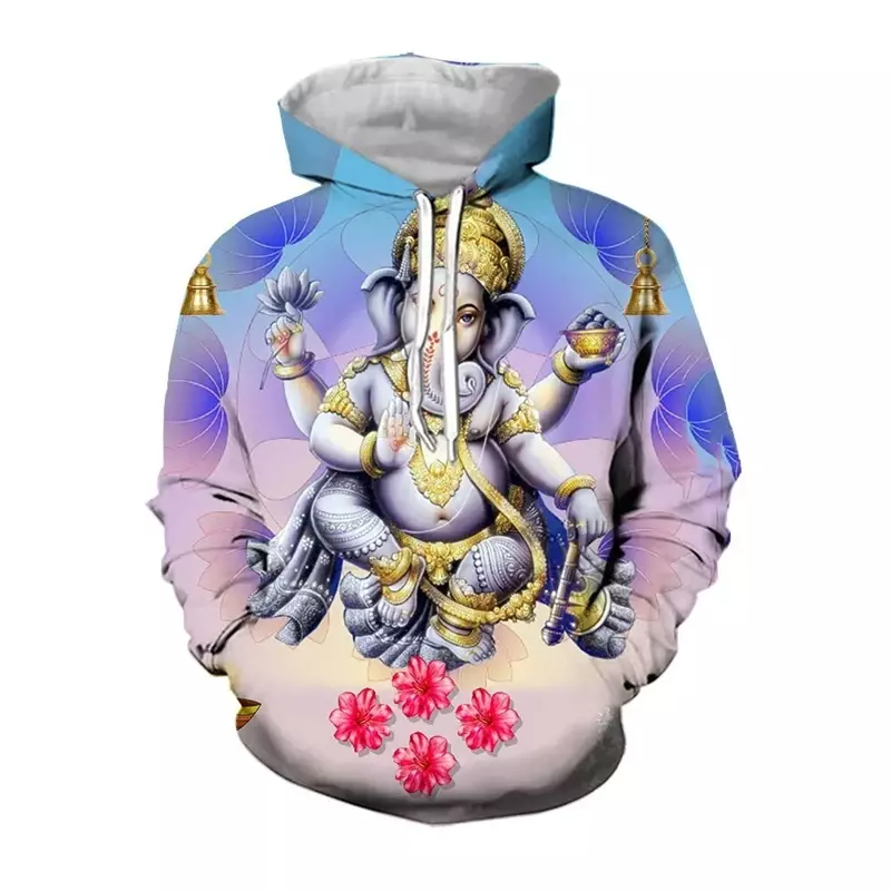 Pullover Graphic Print Hooded