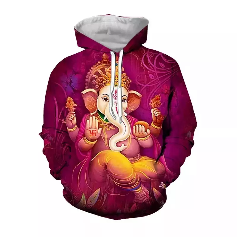 Pullover Graphic Print Hooded