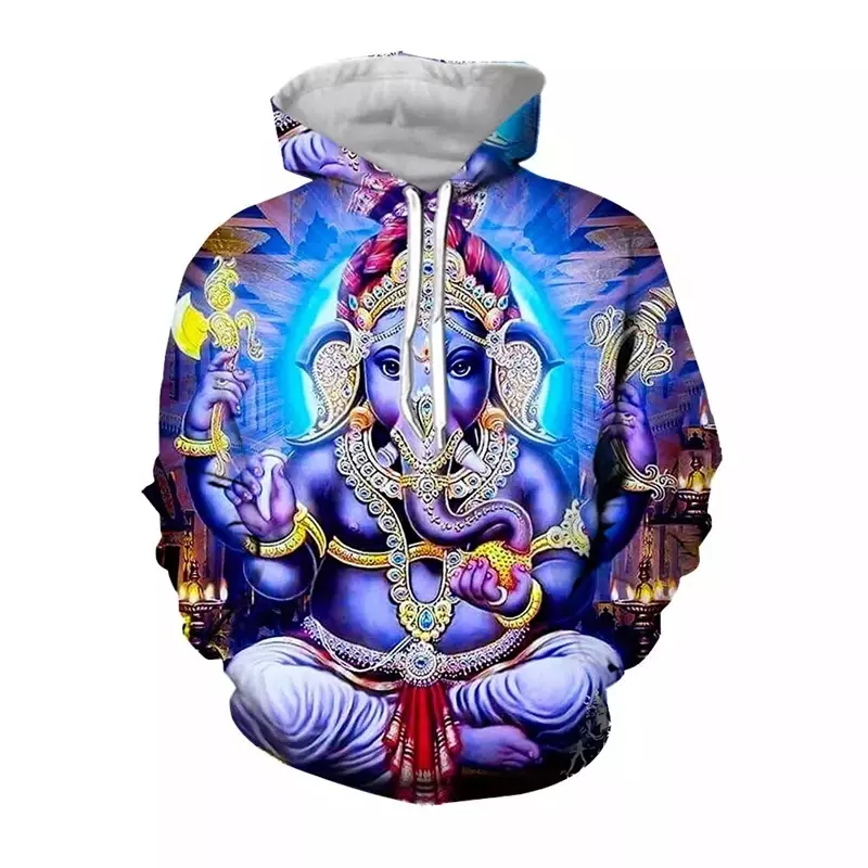Pullover Graphic Print Hooded