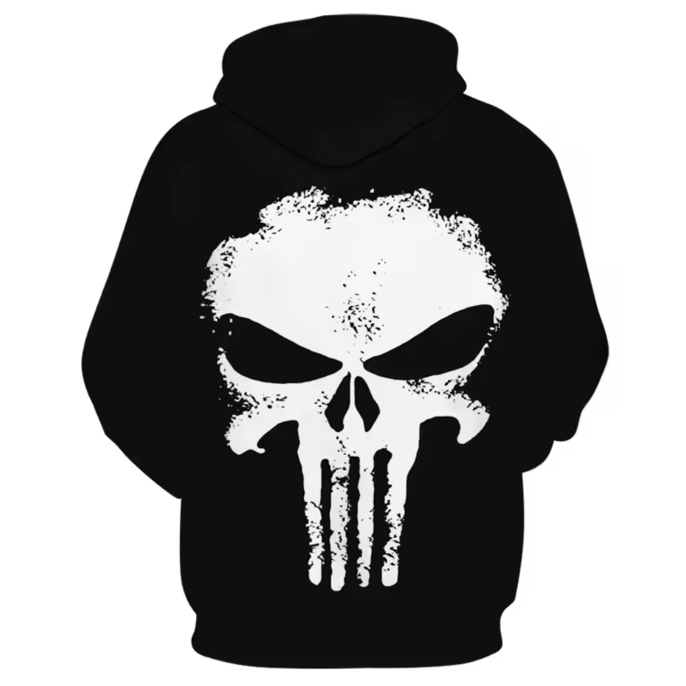 Punisher Graphic Pullover Hoodie