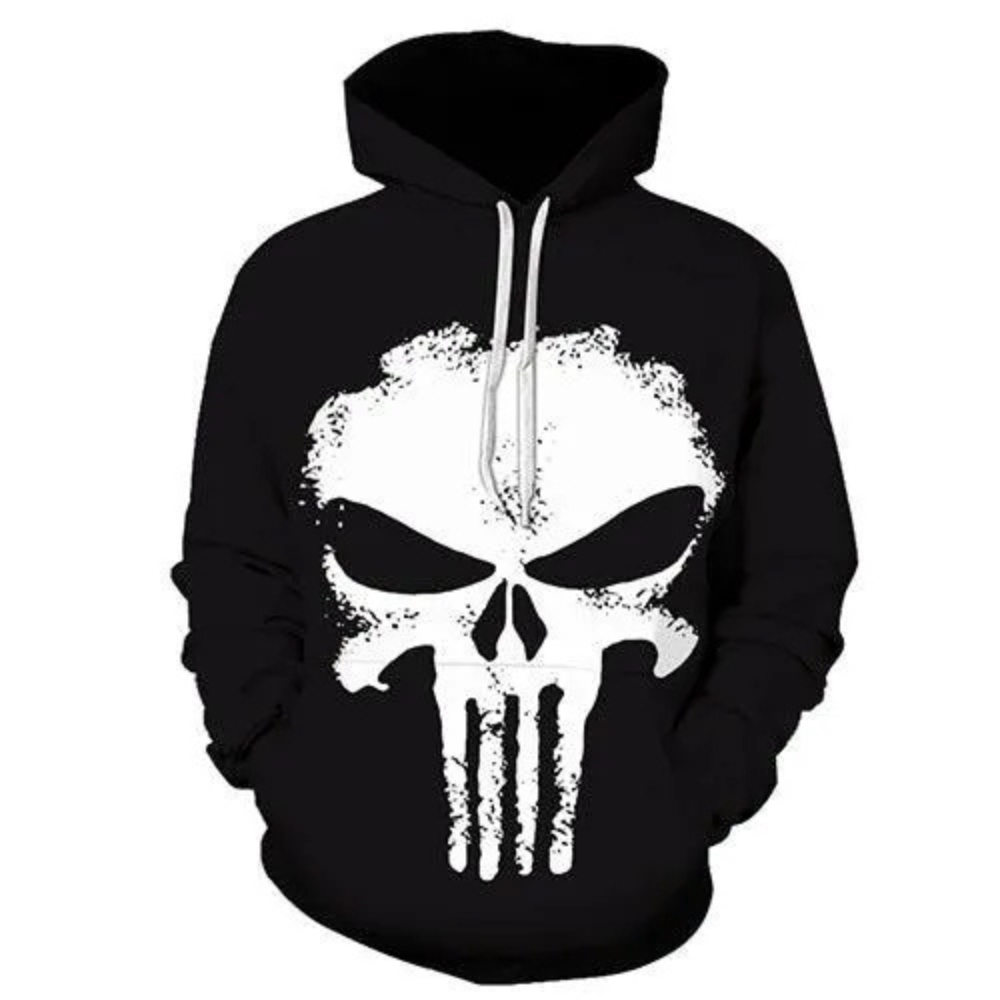 Punisher Graphic Pullover Hoodie
