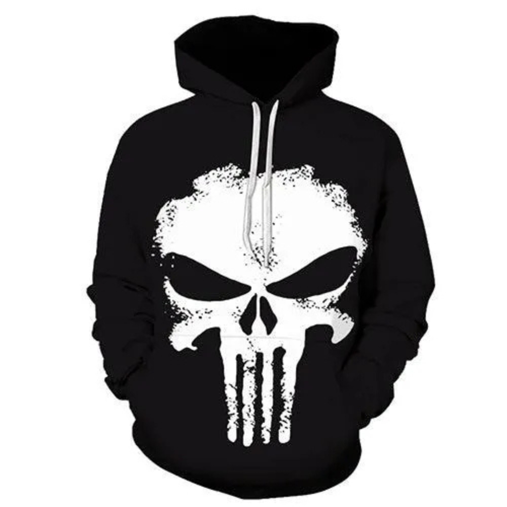 Punisher Graphic Pullover Hoodie