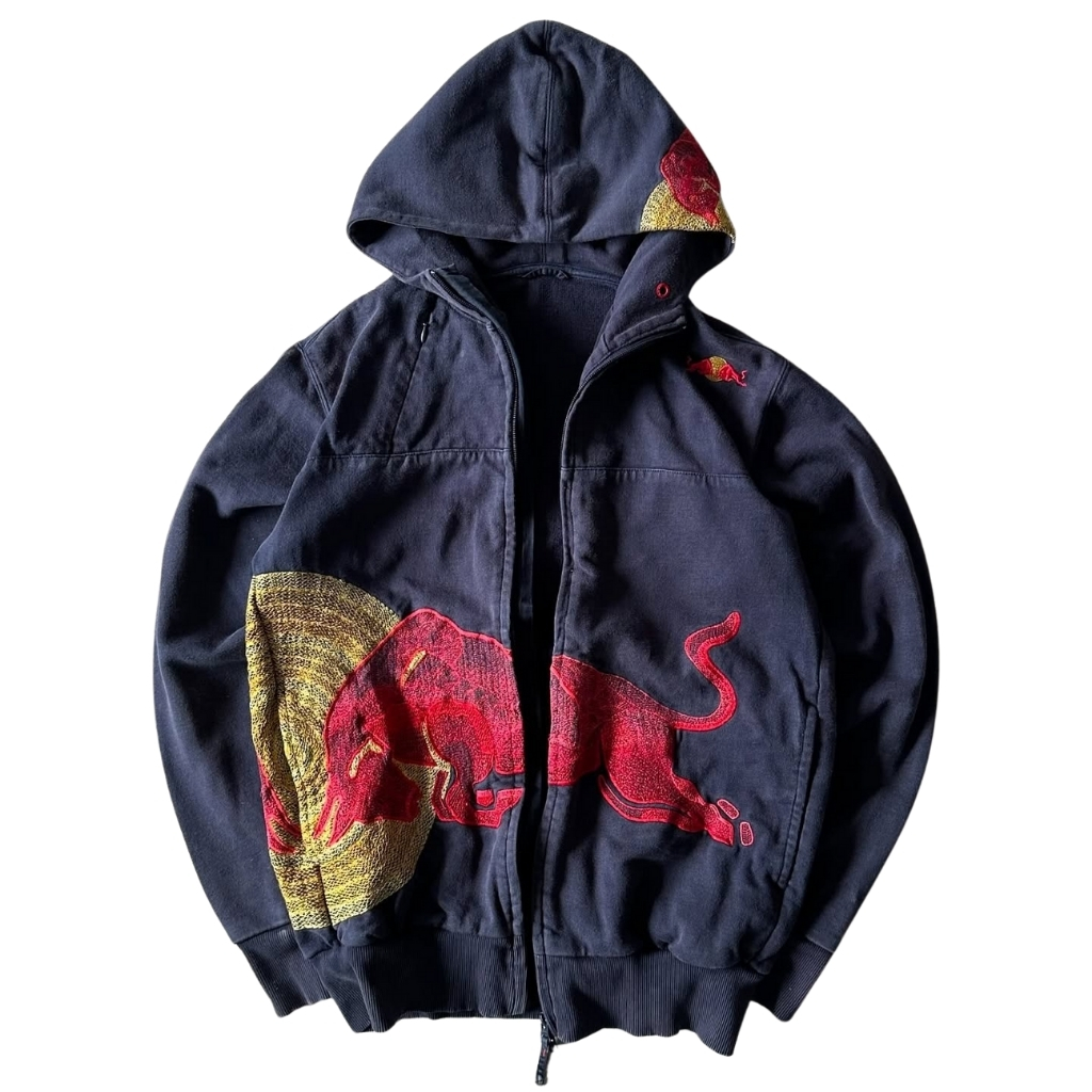 RB Graphic Print Zip Up Hoodie