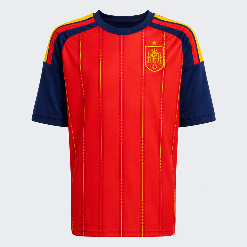 Spain Fifa 2026 Home Youth Jersey For Kids