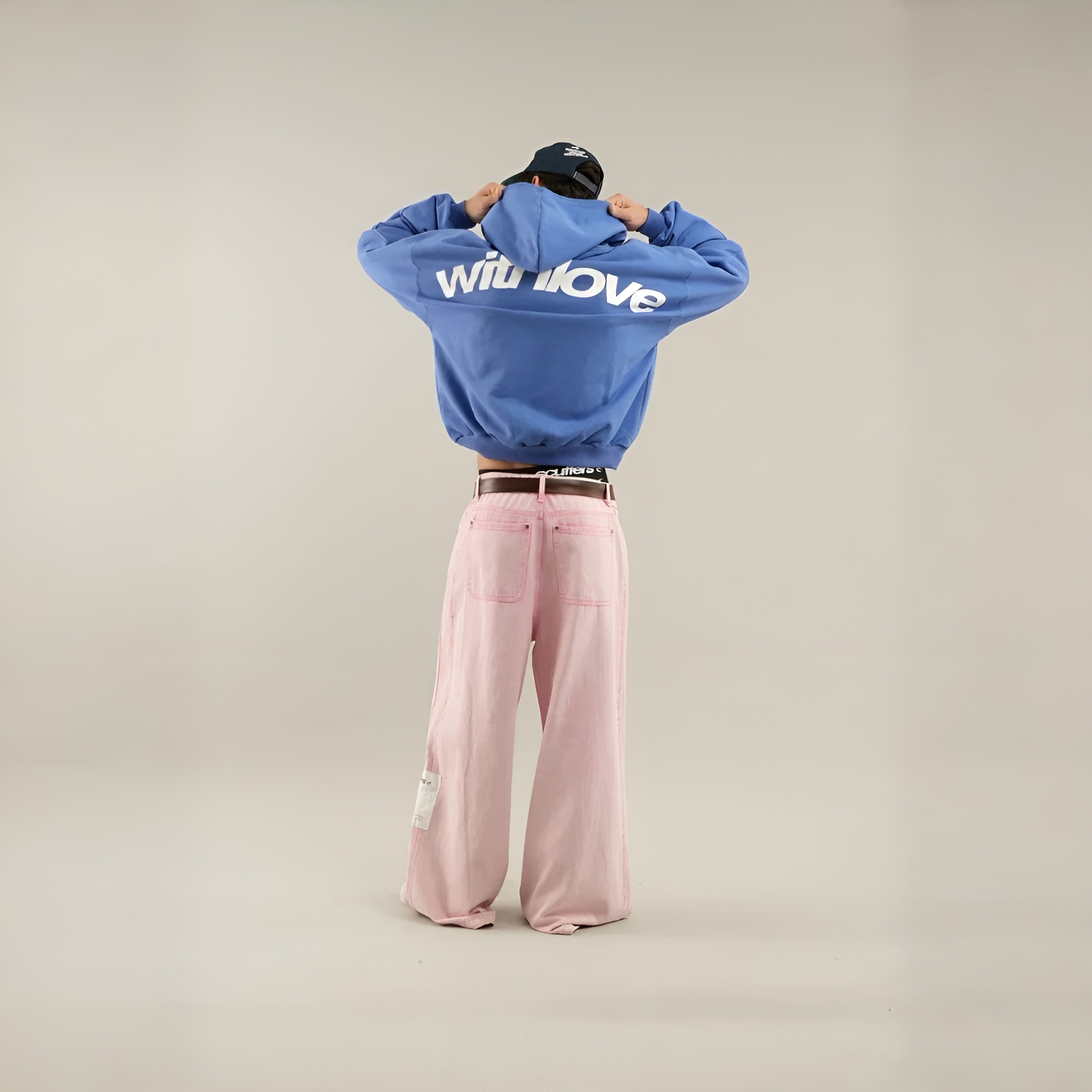 Soft Fleece Fit Hoodie With Embroidered Detail