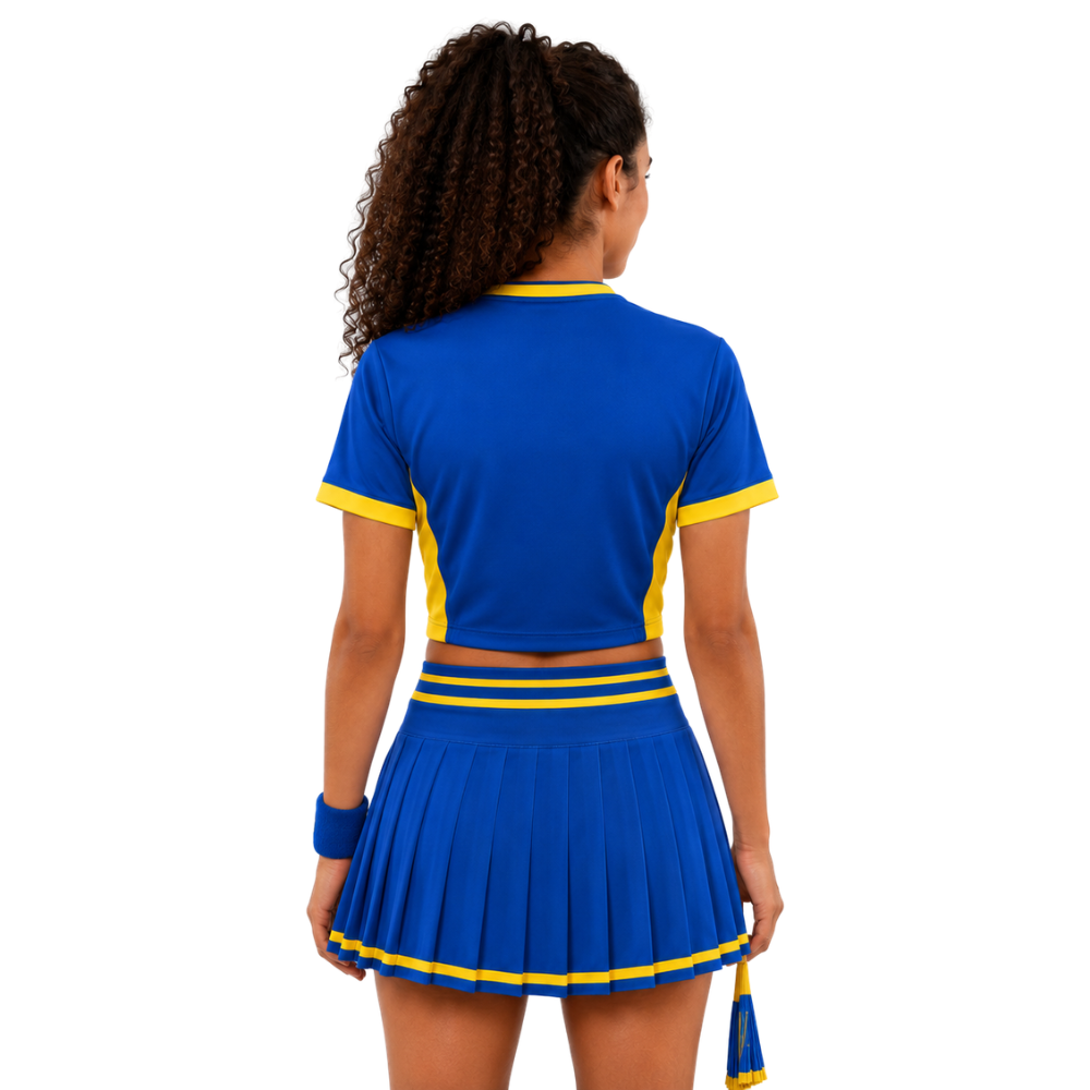 FIFA 2026 Ukraine Football Themed Two Piece Skirt Set For Women