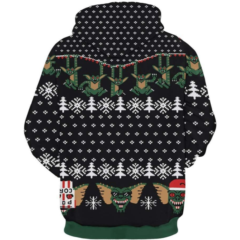 Ugly Christmas 3D Pullover Hoodie 