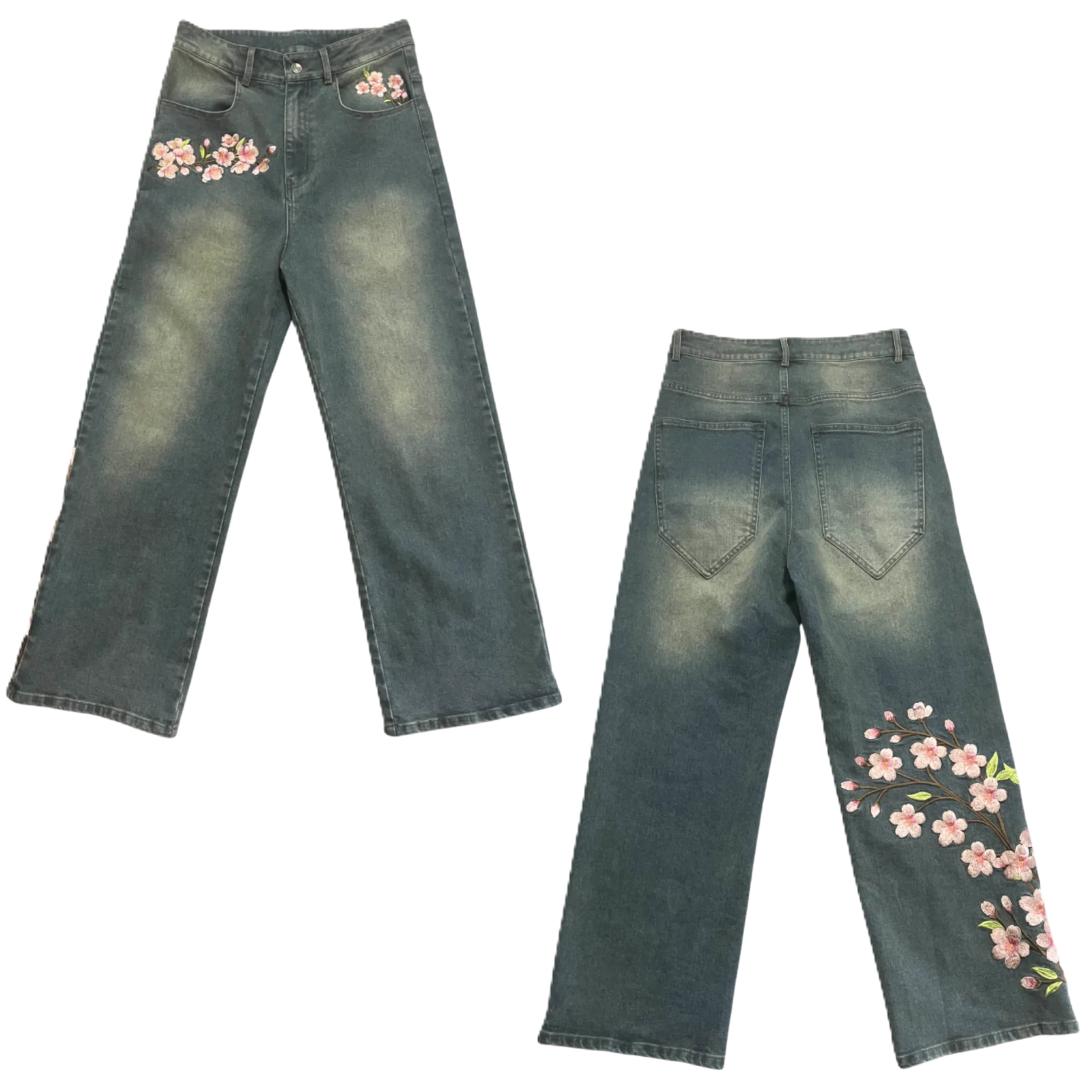 Unisex Sakura Jean