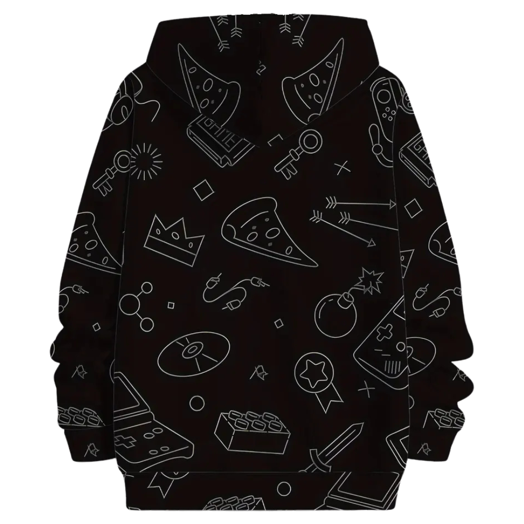 Simpsons Boys 3D Cartoon Print Pullover Hoodie