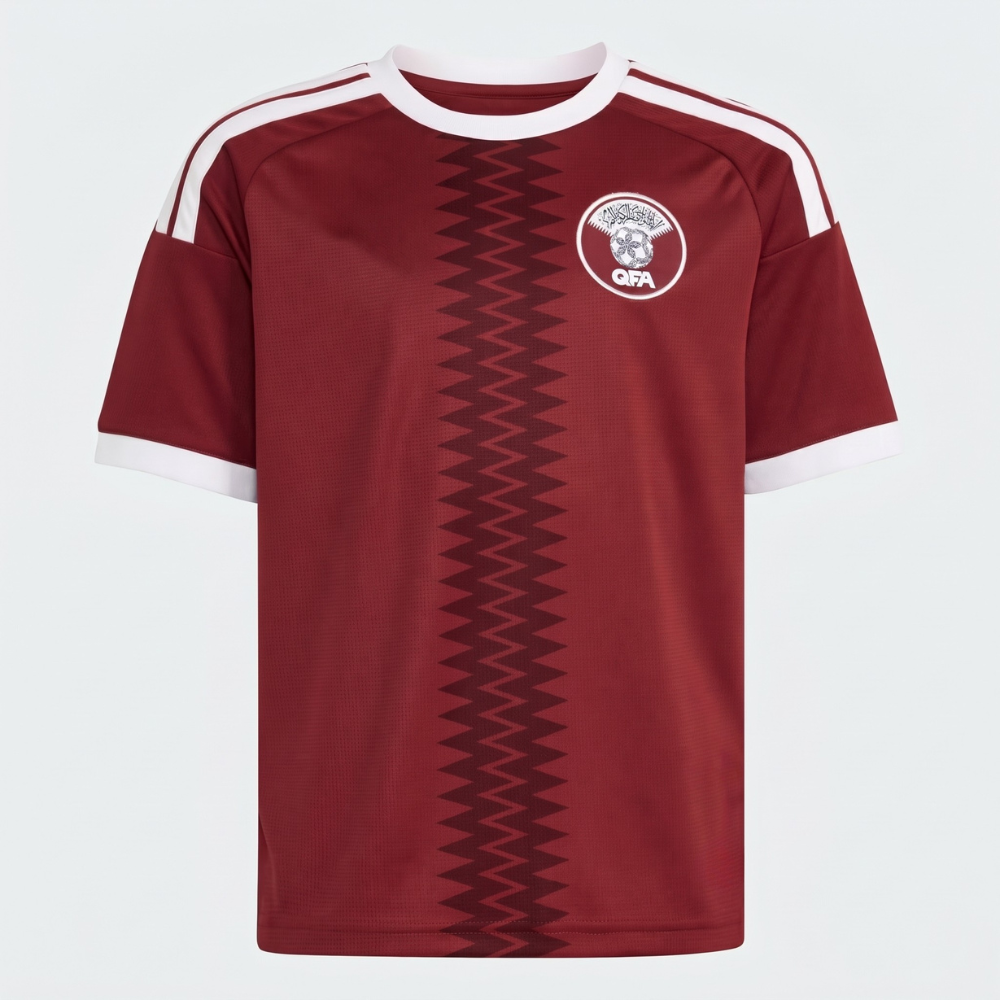 Qatar FIFA 2026 Home Jersey For Kids