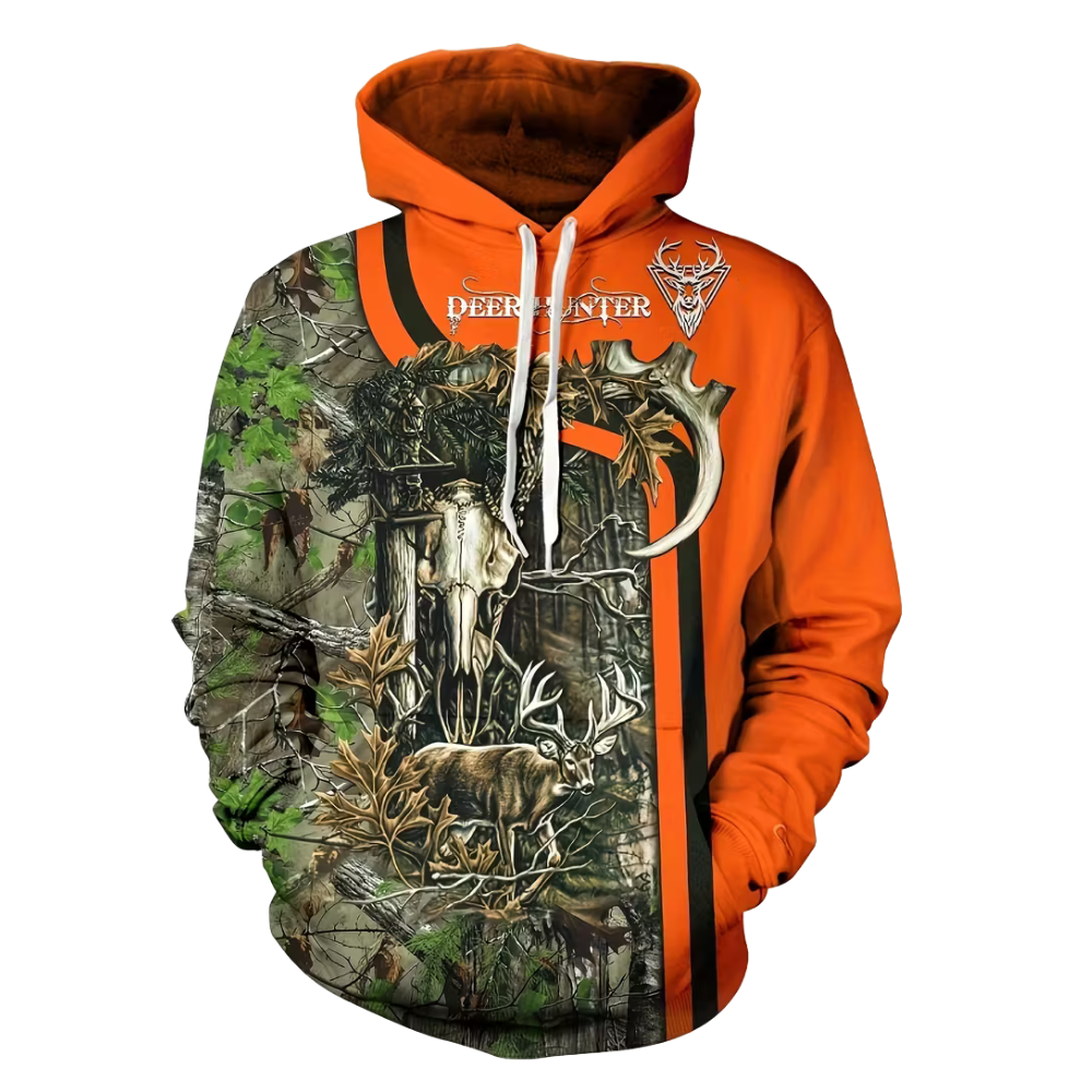 3D Camo Animal Printed Hoodie For Men