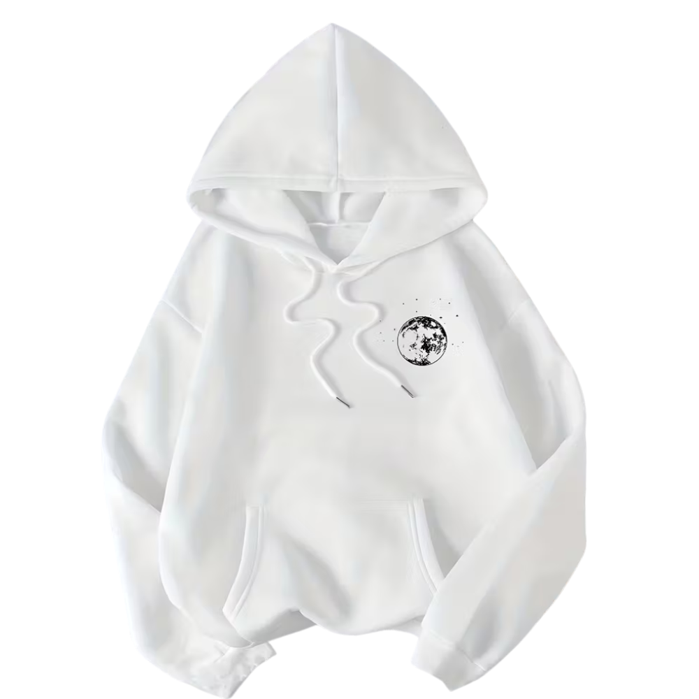 Versatile Streetwear Casual Polyester Blend Zip Up Hoodie