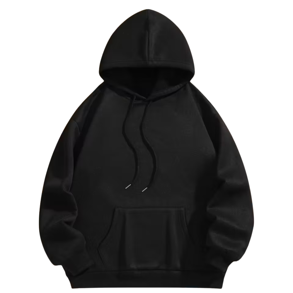Cozy Casual Long Sleeve Soft Fleece Lining Women Drawstring Hoodie