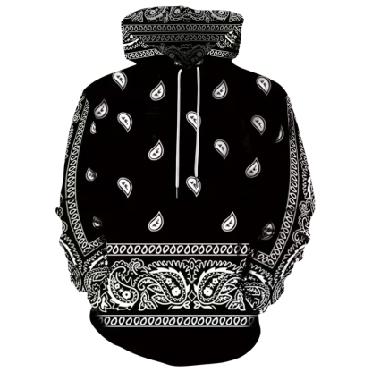 Cool Graphic Pattern Casual Streetwear Printed Hoodie