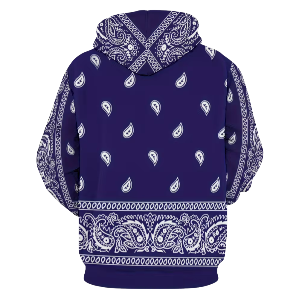 Cool Graphic Pattern Casual Streetwear Printed Hoodie